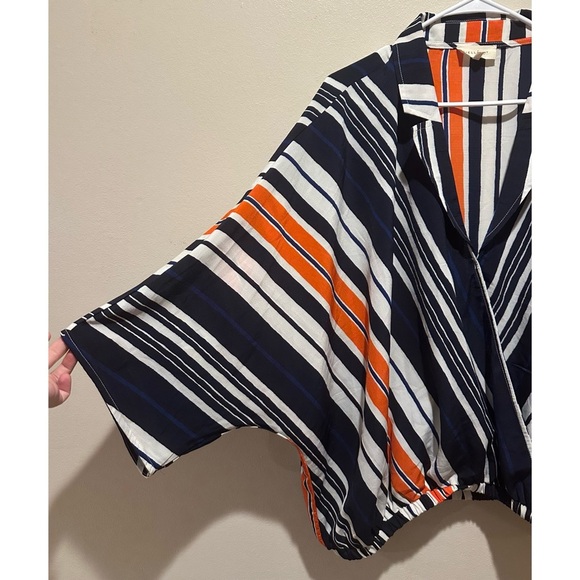 Melló Day Women’s Open Front‎ Blouse Size 3X - Picture 3 of 5